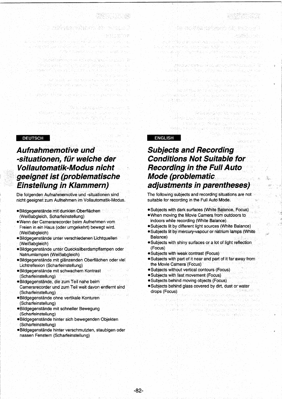 Panasonic NVRX10EG User Manual | Page 82 / 106