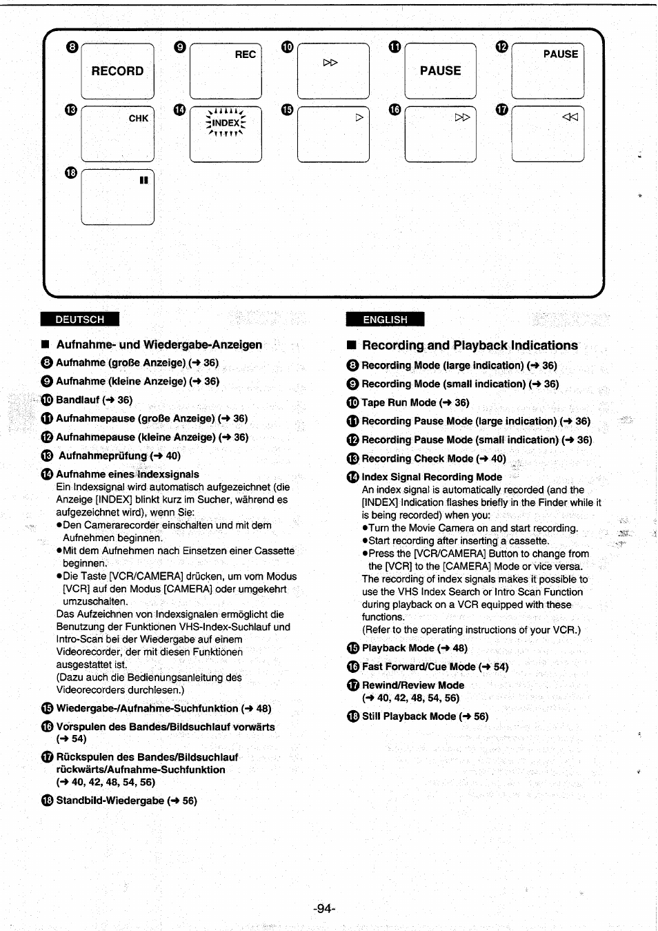 Panasonic NVRX10EG User Manual | Page 94 / 106