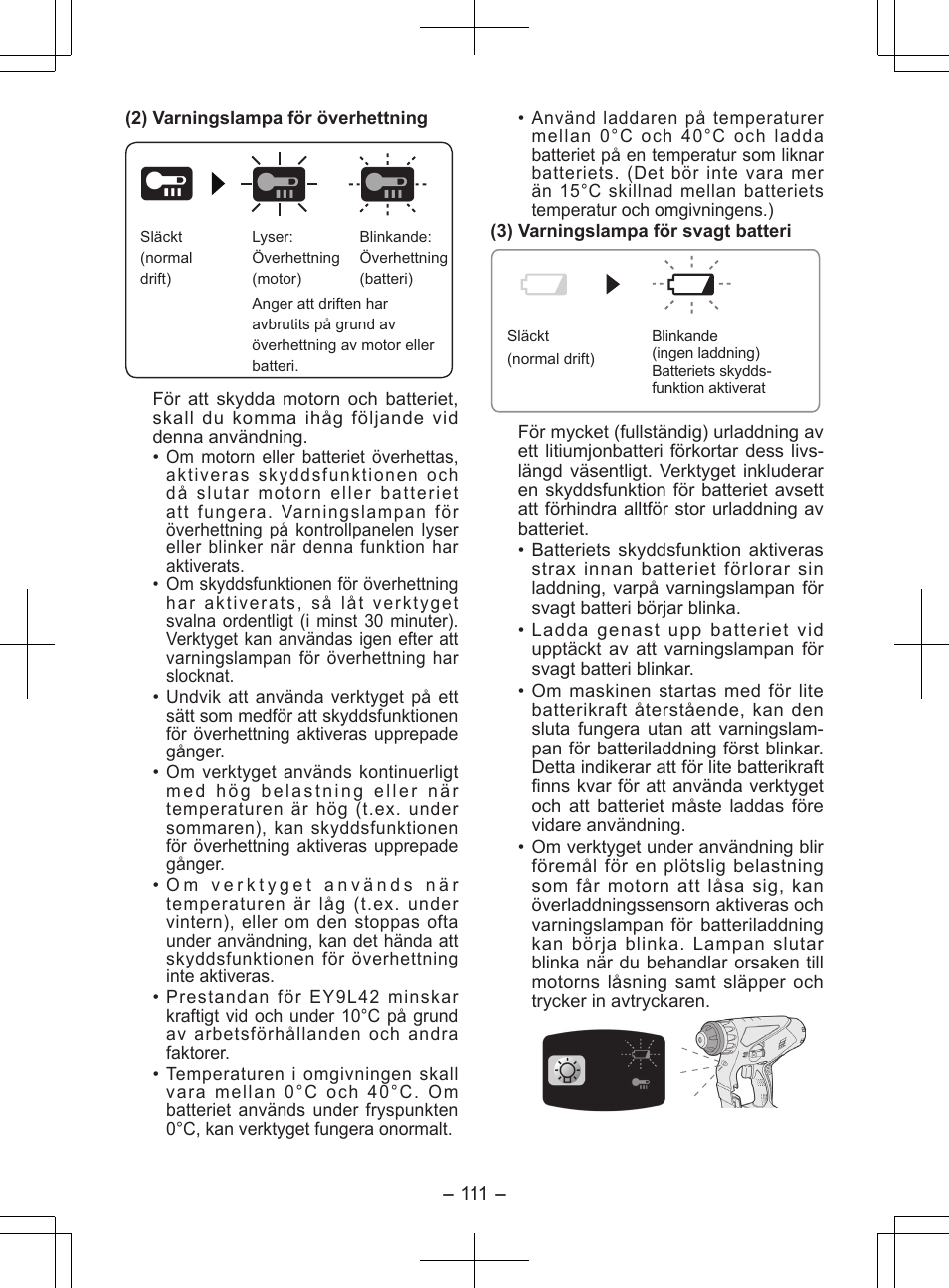 Panasonic EY7840 User Manual | Page 111 / 148