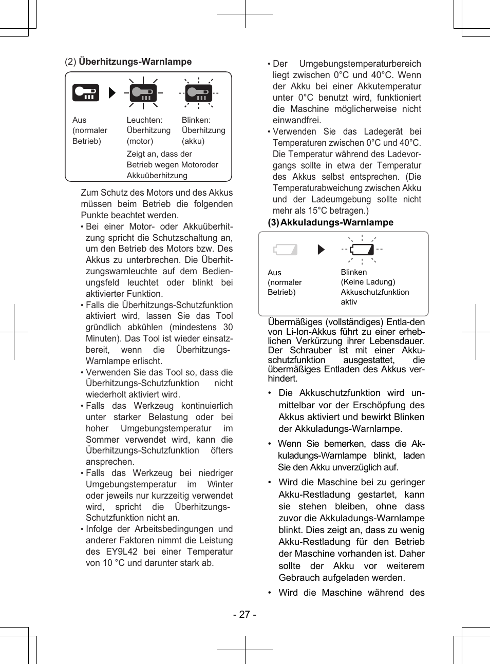 Panasonic EY7840 User Manual | Page 27 / 148