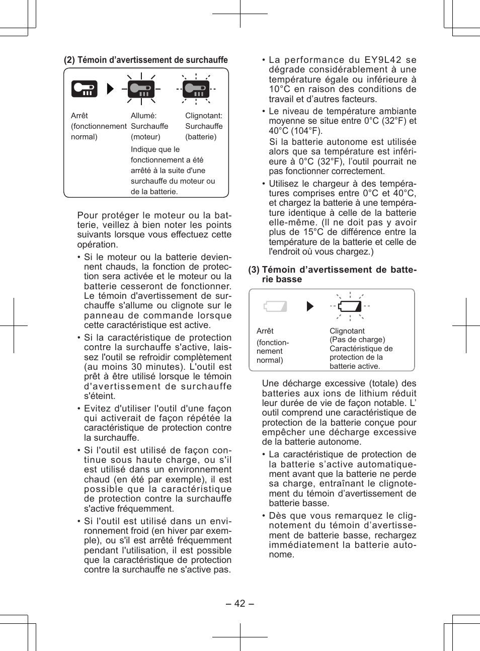 Panasonic EY7840 User Manual | Page 42 / 148