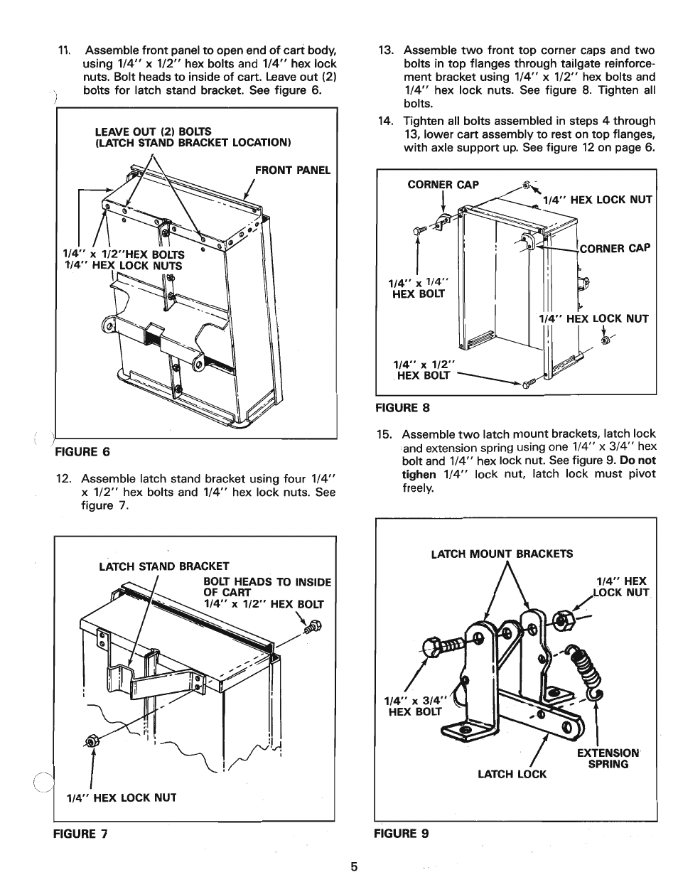 Agri-Fab Utility Cart 45-01001 User Manual | Page 5 / 12