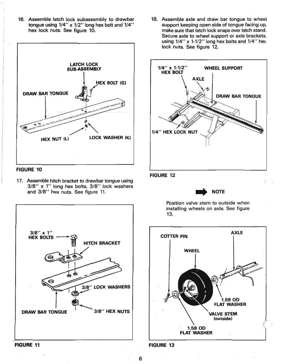Figure 11, Figure 13 | Agri-Fab Utility Cart 45-01001 User Manual | Page 6 / 12