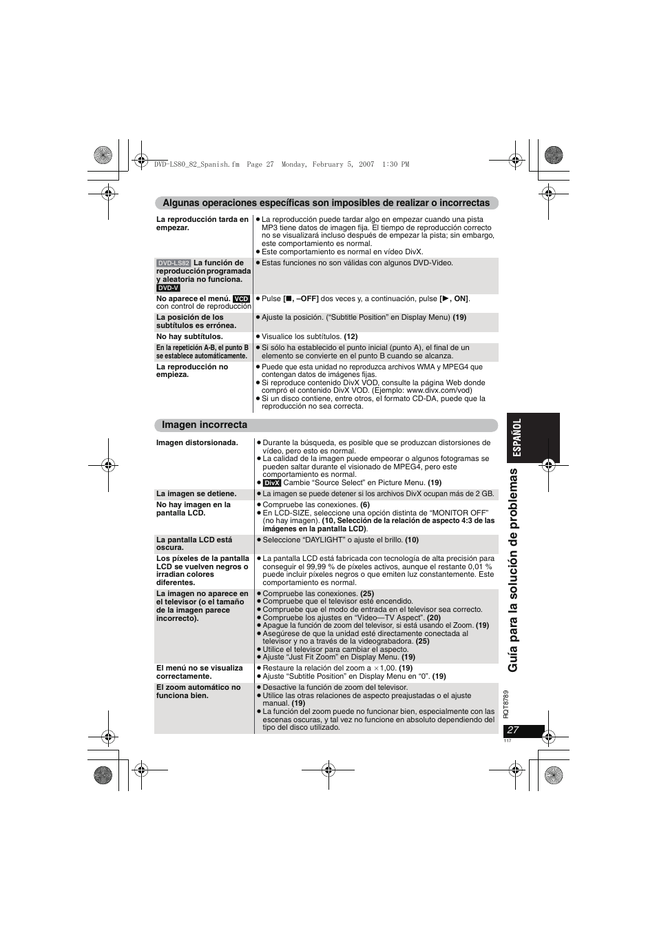 Panasonic DVDLS82 User Manual | Page 117 / 192