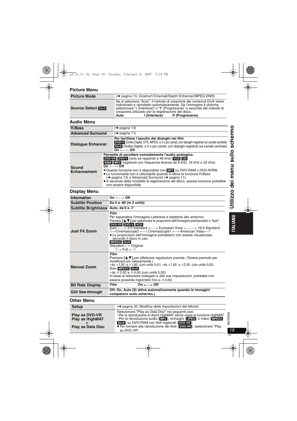 Panasonic DVDLS82 User Manual | Page 139 / 192