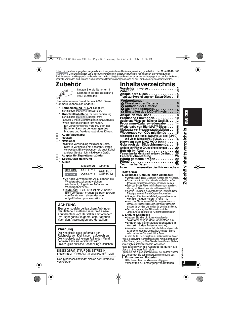 Panasonic DVDLS82 User Manual | Page 33 / 192