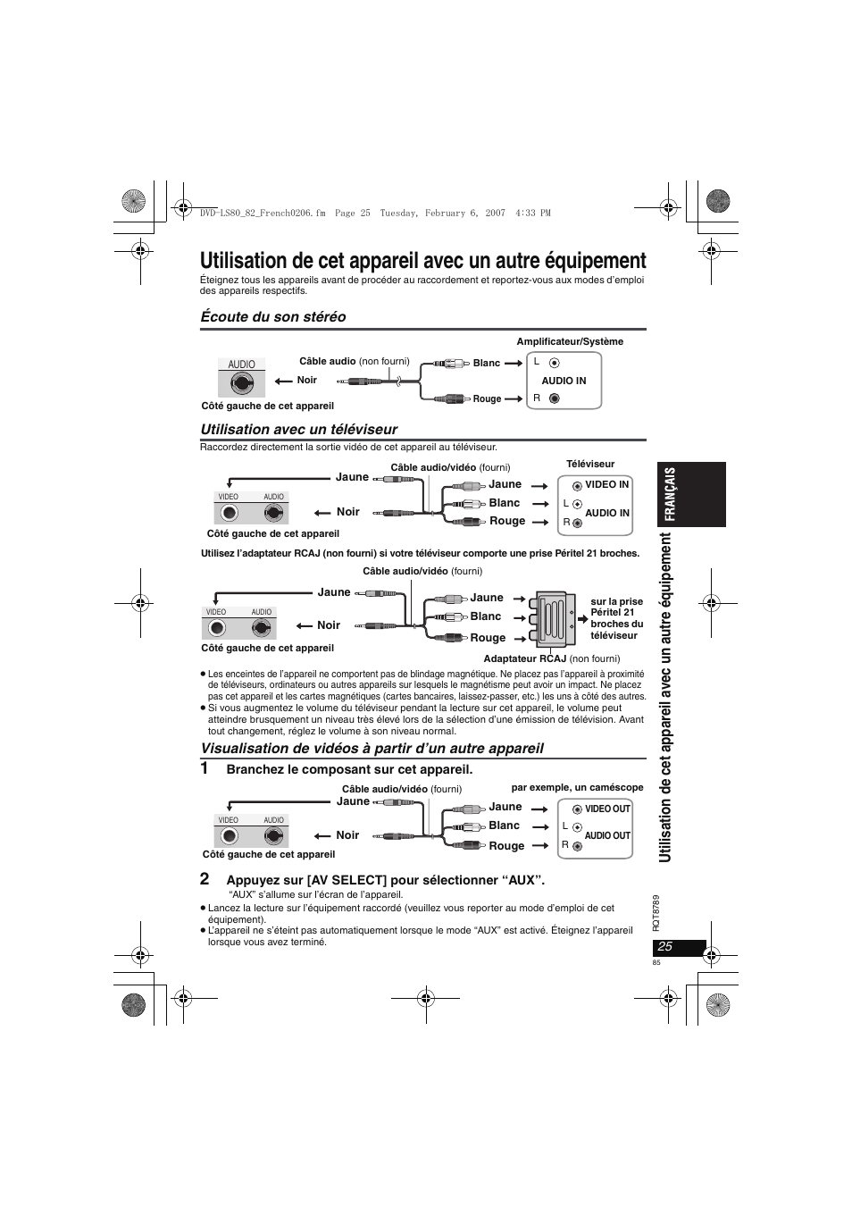 Panasonic DVDLS82 User Manual | Page 85 / 192