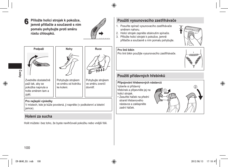 Panasonic ERGK40 User Manual | Page 100 / 140