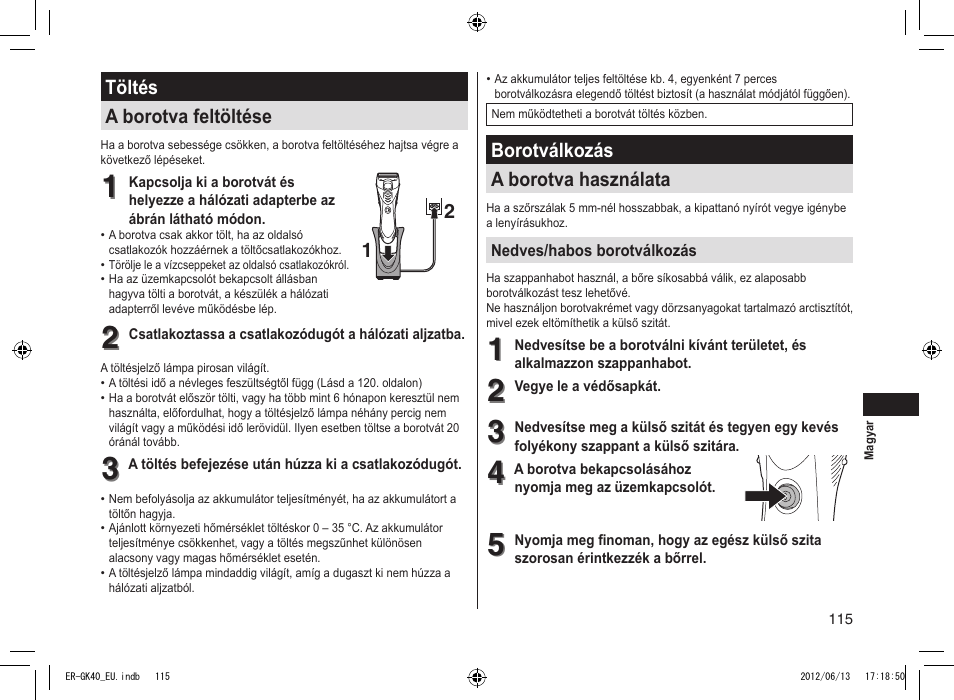 Panasonic ERGK40 User Manual | Page 115 / 140