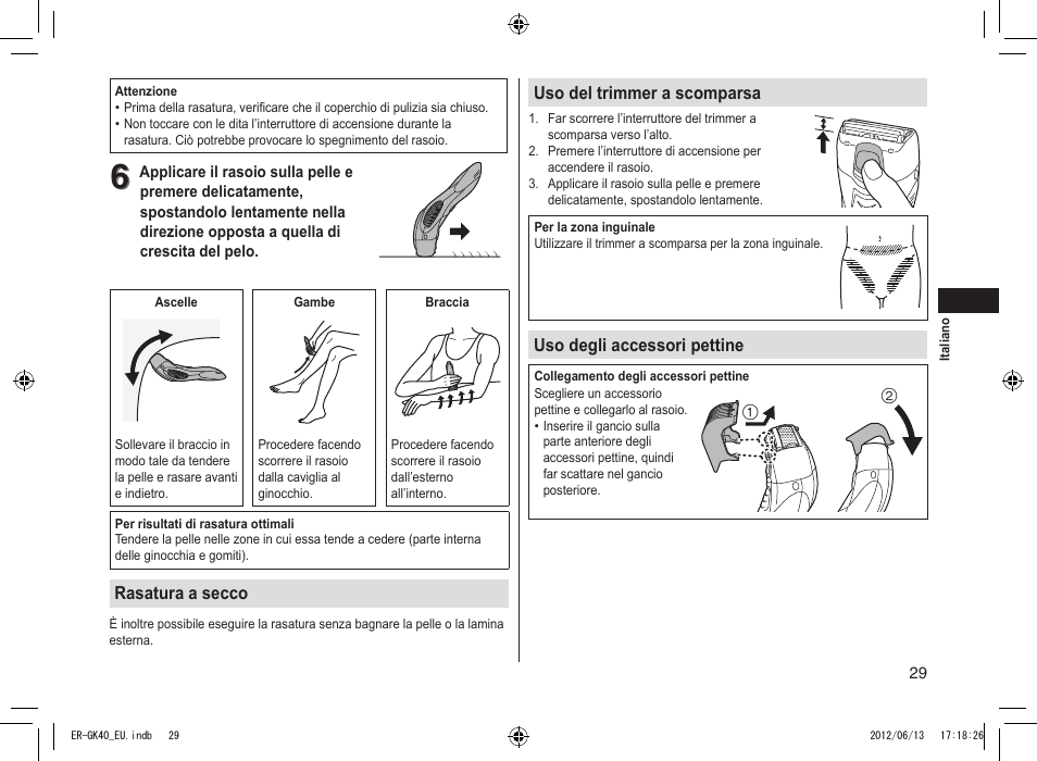 Panasonic ERGK40 User Manual | Page 29 / 140