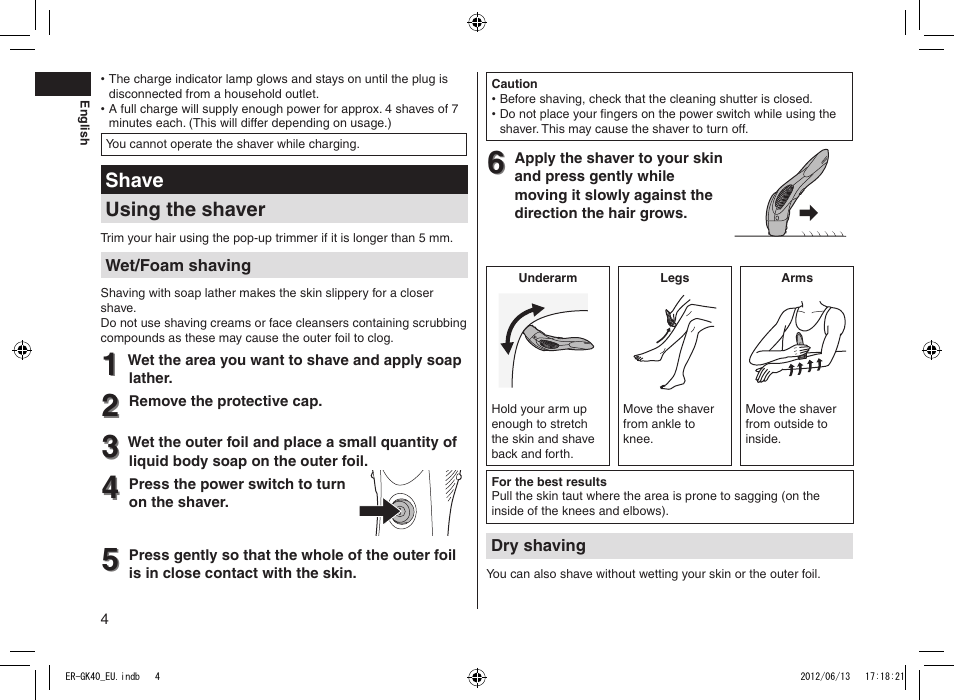 Panasonic ERGK40 User Manual | Page 4 / 140