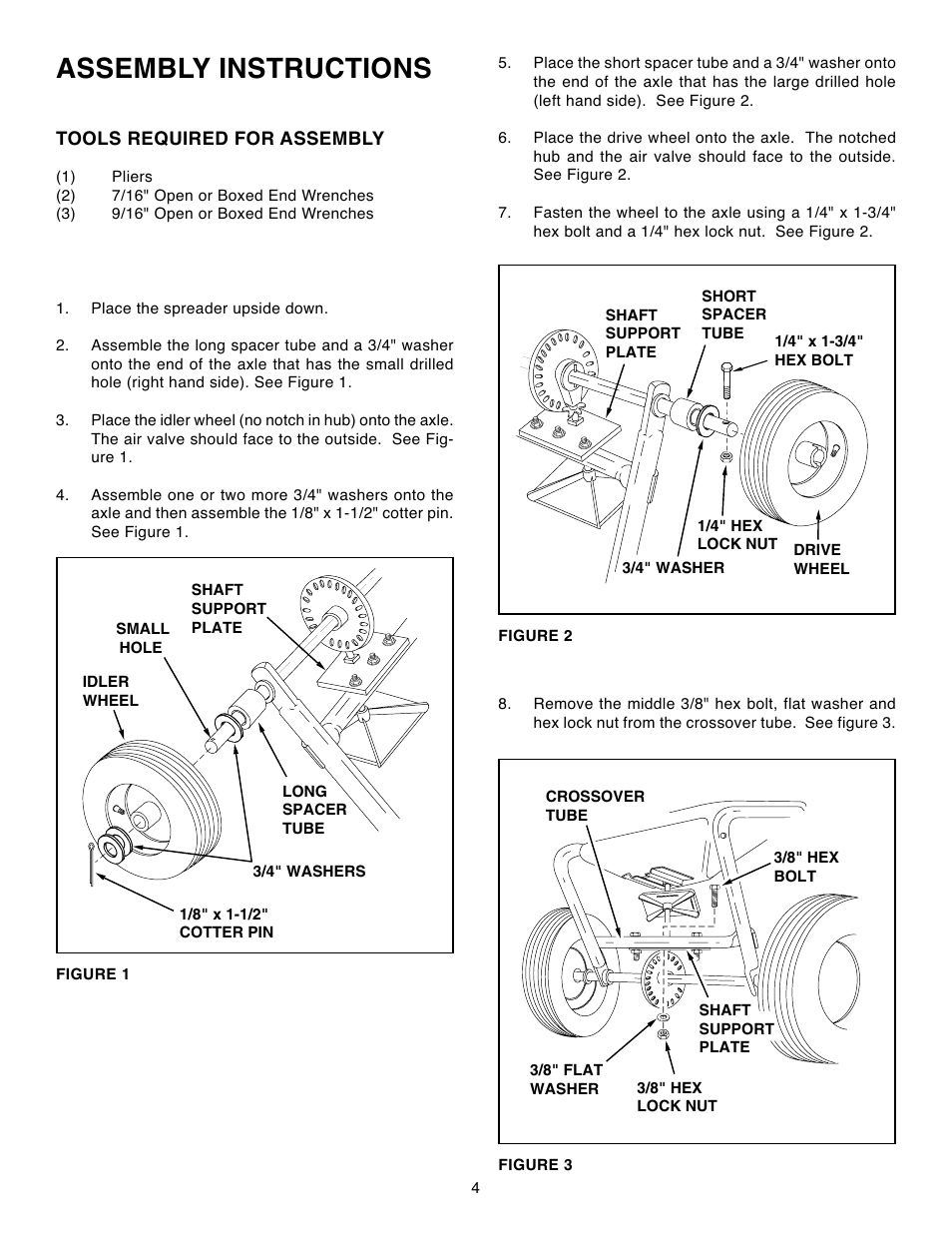 Assembly instructions | Agri-Fab 45-02102 User Manual | Page 4 / 12
