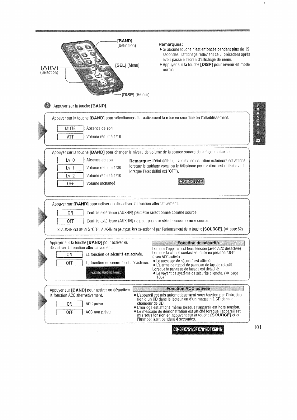 1[a] evi | Panasonic CQDFX601 User Manual | Page 25 / 41