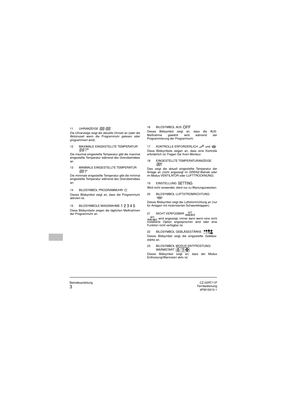 Panasonic CZ02RT11P User Manual | Page 18 / 126