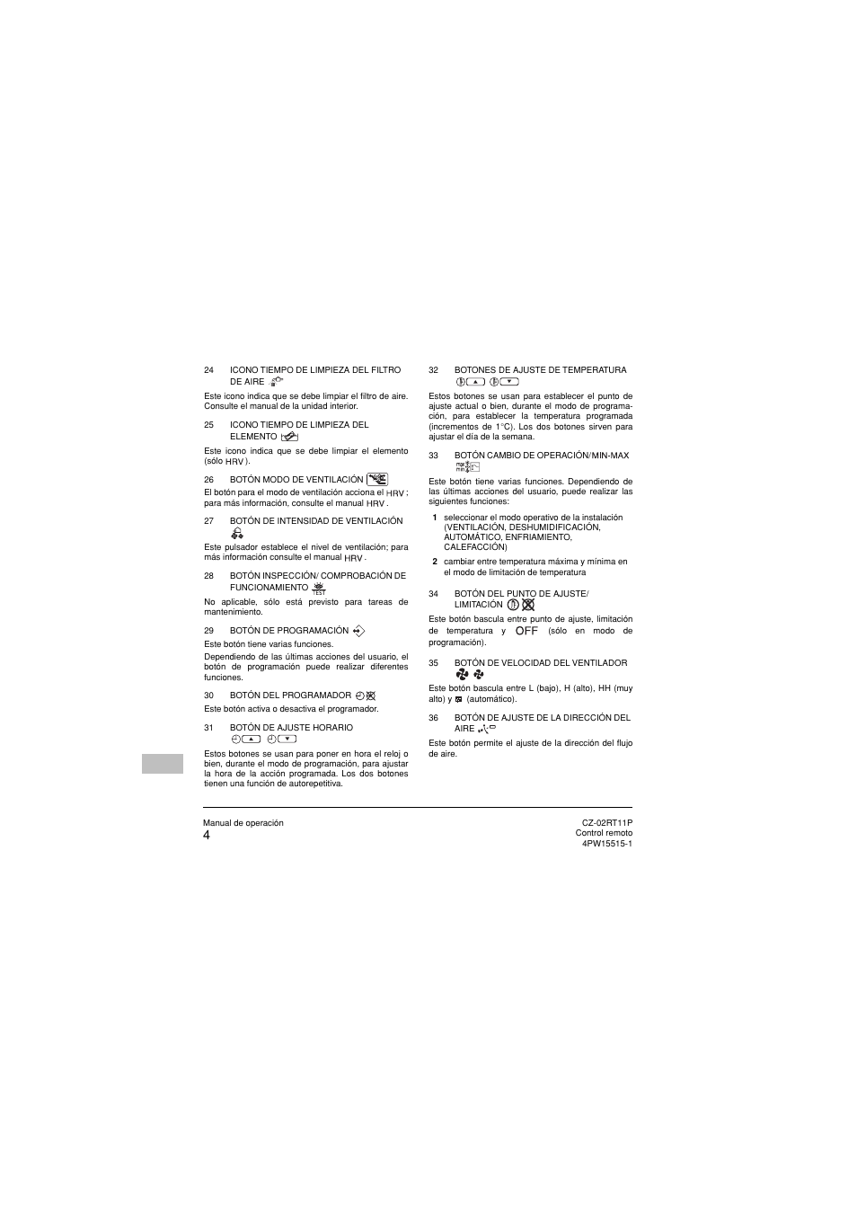Panasonic CZ02RT11P User Manual | Page 64 / 126