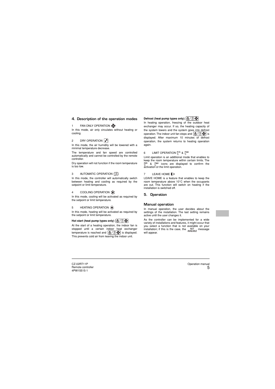 Panasonic CZ02RT11P User Manual | Page 7 / 126