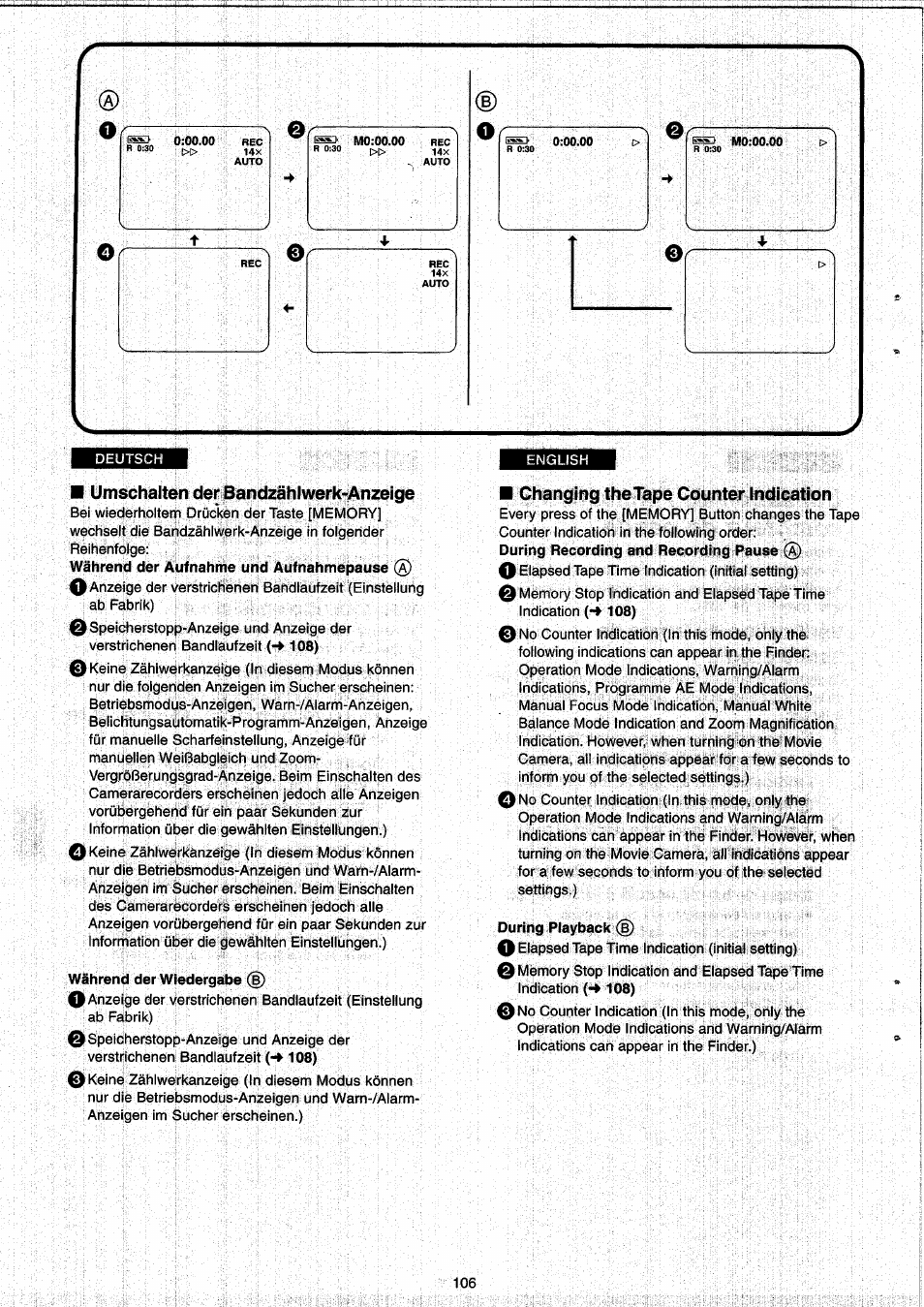 Panasonic NVRX33EG User Manual | Page 106 / 138