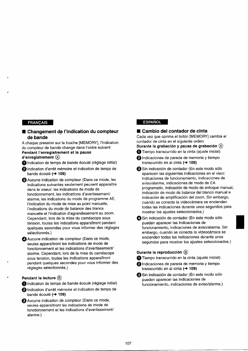 Panasonic NVRX33EG User Manual | Page 107 / 138