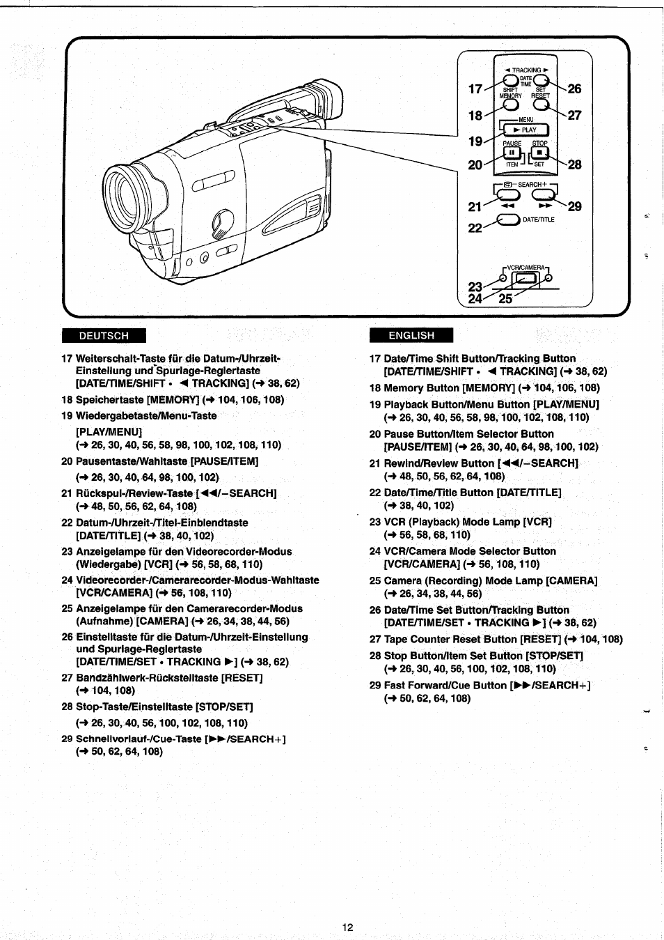 Panasonic NVRX33EG User Manual | Page 12 / 138