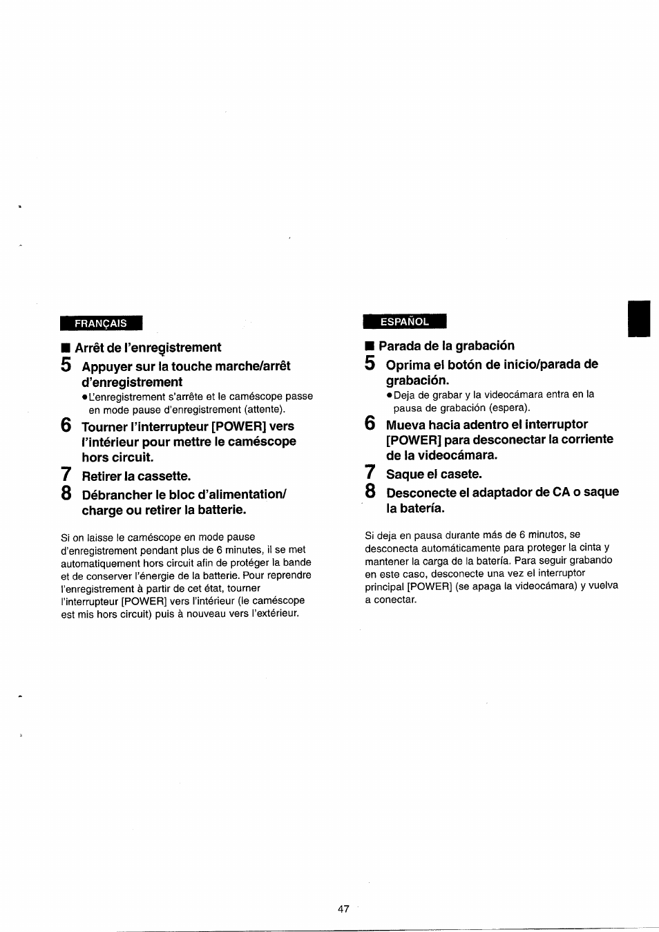 Panasonic NVRX33EG User Manual | Page 47 / 138