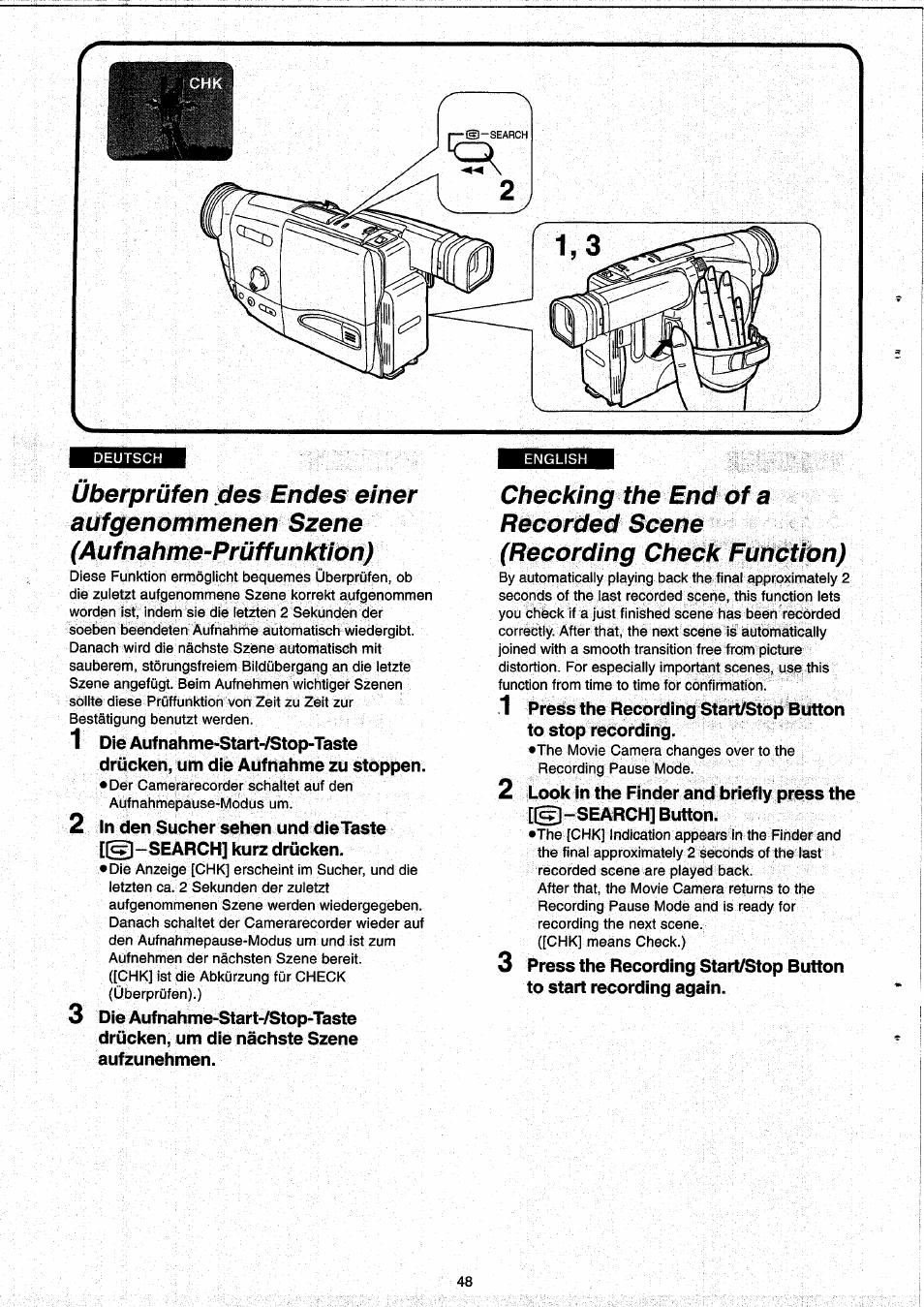 Panasonic NVRX33EG User Manual | Page 48 / 138