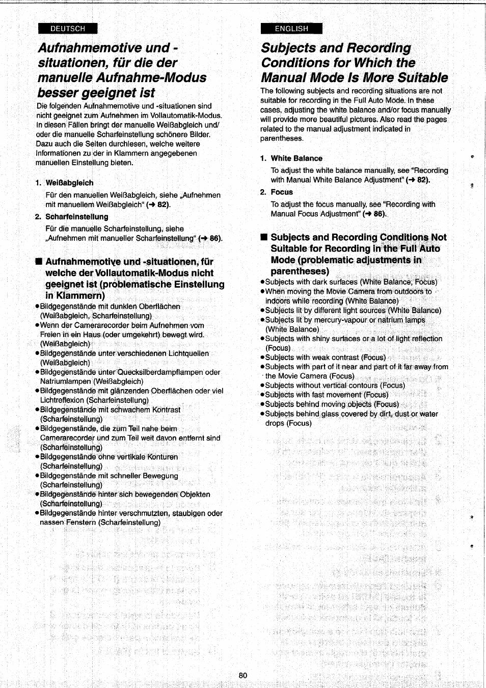 Panasonic NVRX33EG User Manual | Page 80 / 138