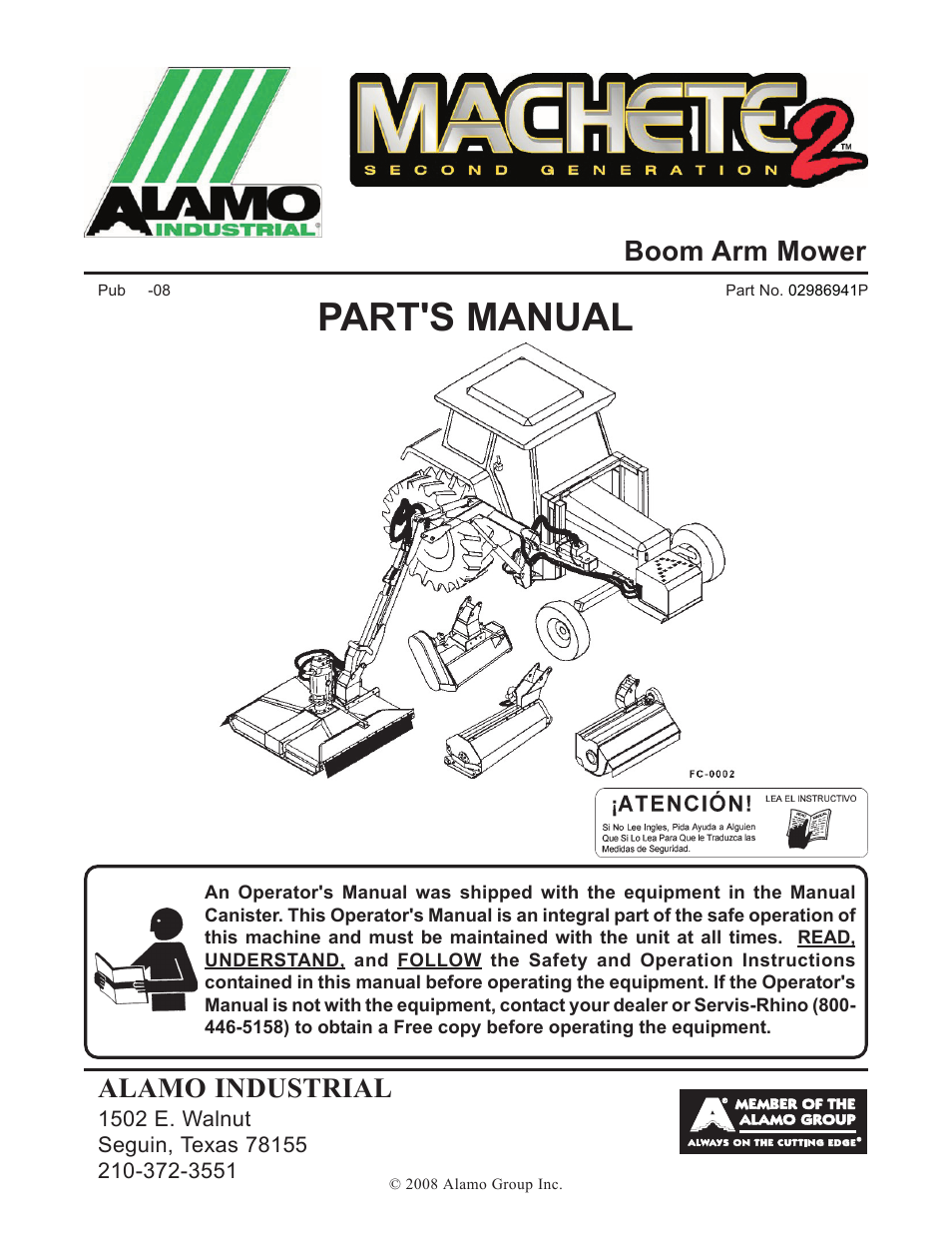 Alamo 02986941P User Manual | 99 pages