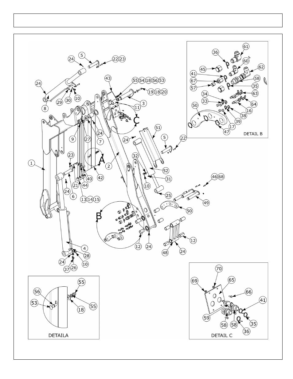 Boom asy - 22 ft boom (part 1) | Alamo 02986941P User Manual | Page 48 / 99