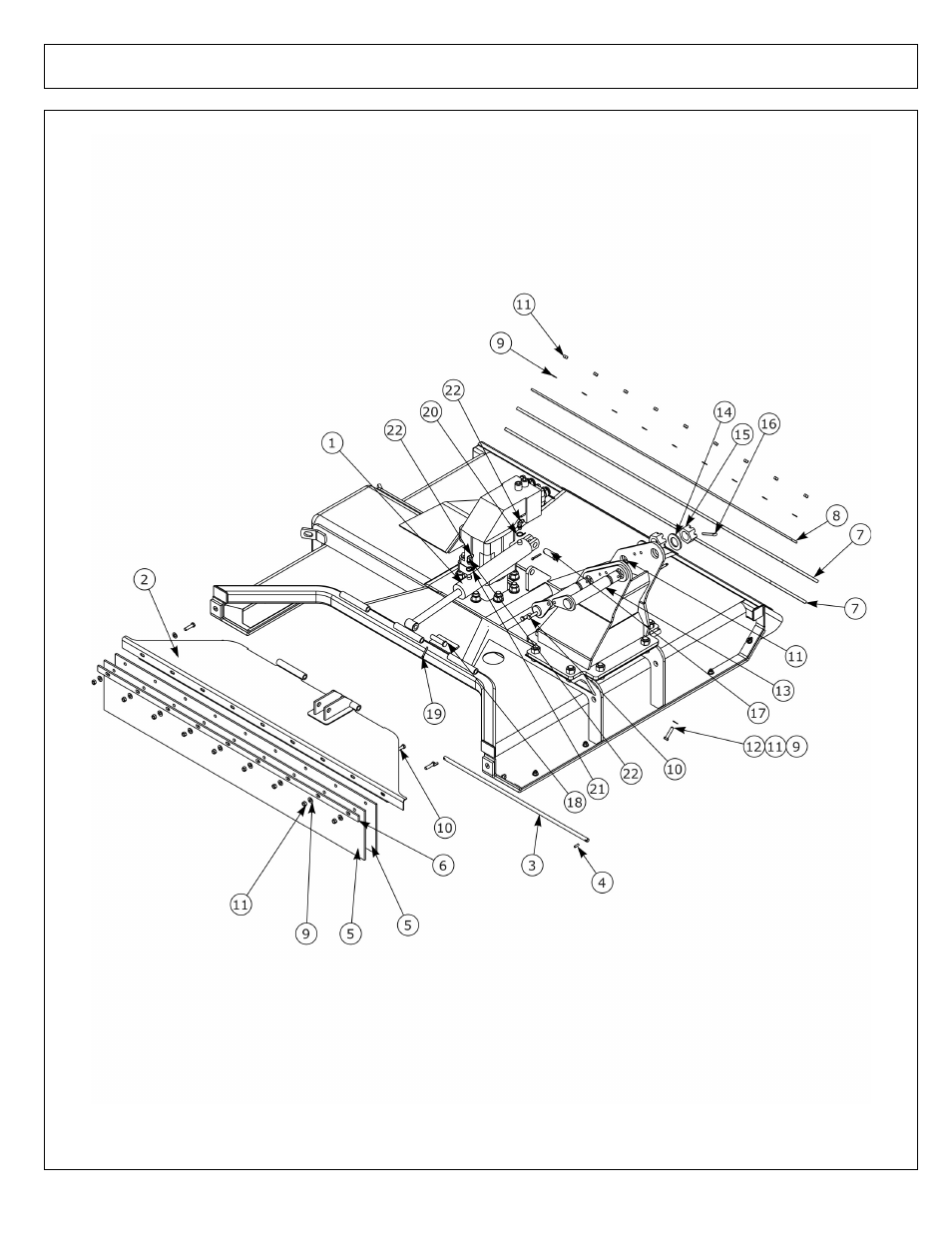 50 in rotary - blade bar - head asy (solid mnt) | Alamo 02986941P User Manual | Page 8 / 99
