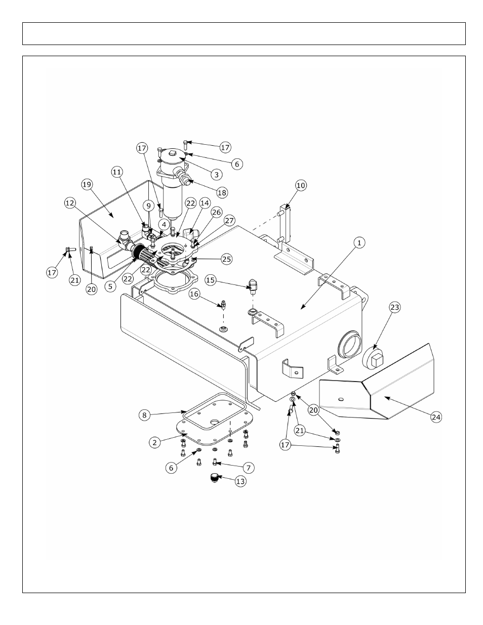 Hydraulic tank sub-asy | Alamo 02986941P User Manual | Page 80 / 99