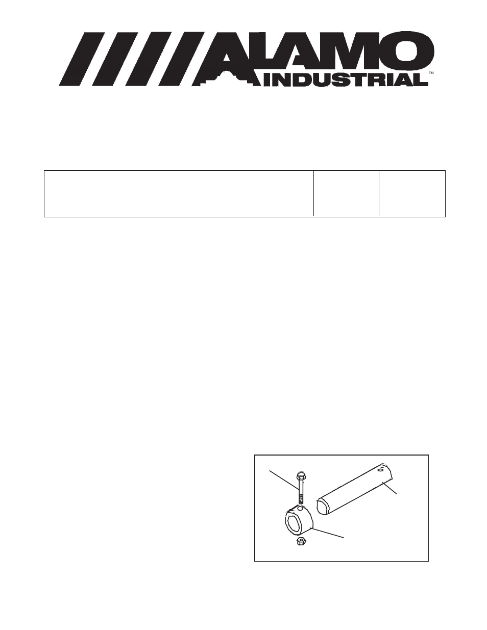 Machete, Cylinder & linkage pin replacement kits, Continued next page figure 1 | Alamo Machete T 7740 User Manual | Page 28 / 90