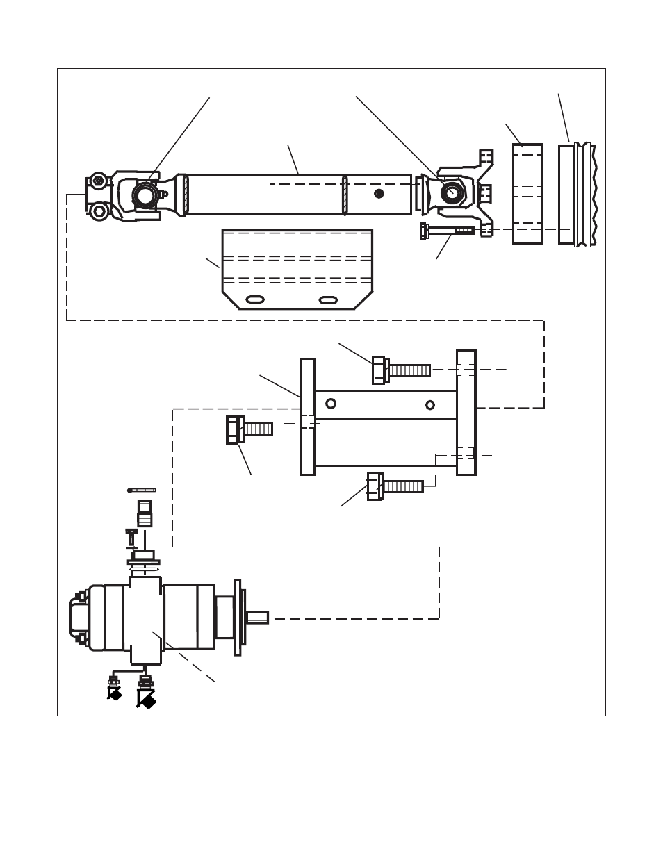 Pulley spacer, Figure 2 time universal joints | Alamo Machete T 7740 User Manual | Page 57 / 90