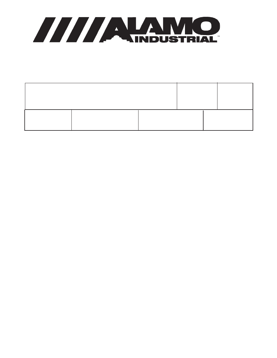 Alamo Machete T 7740 User Manual | Page 80 / 90