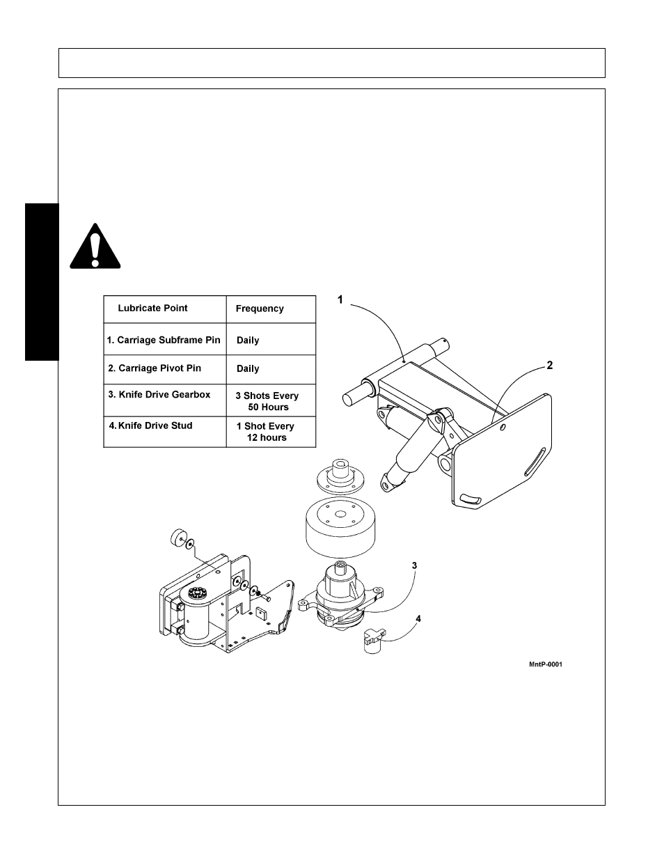 Lubrication information, Lubrication information -2, Maintenance | Alamo Switchblade Sickle Bar 5 User Manual | Page 102 / 112