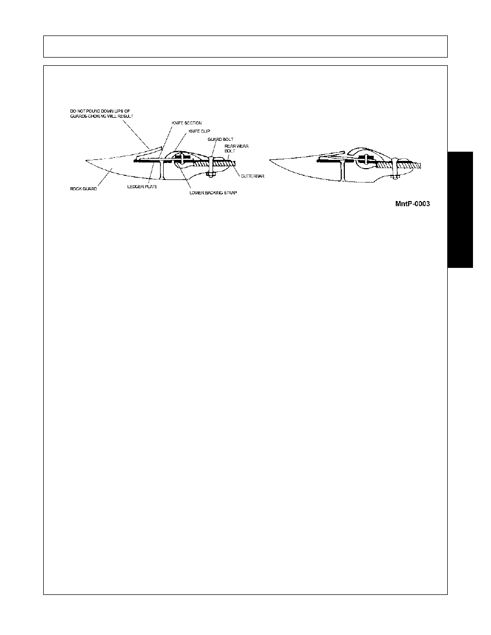 Wear plate, Clips, Wear plate -5 clips -5 | Maintenance | Alamo Switchblade Sickle Bar 5 User Manual | Page 105 / 112