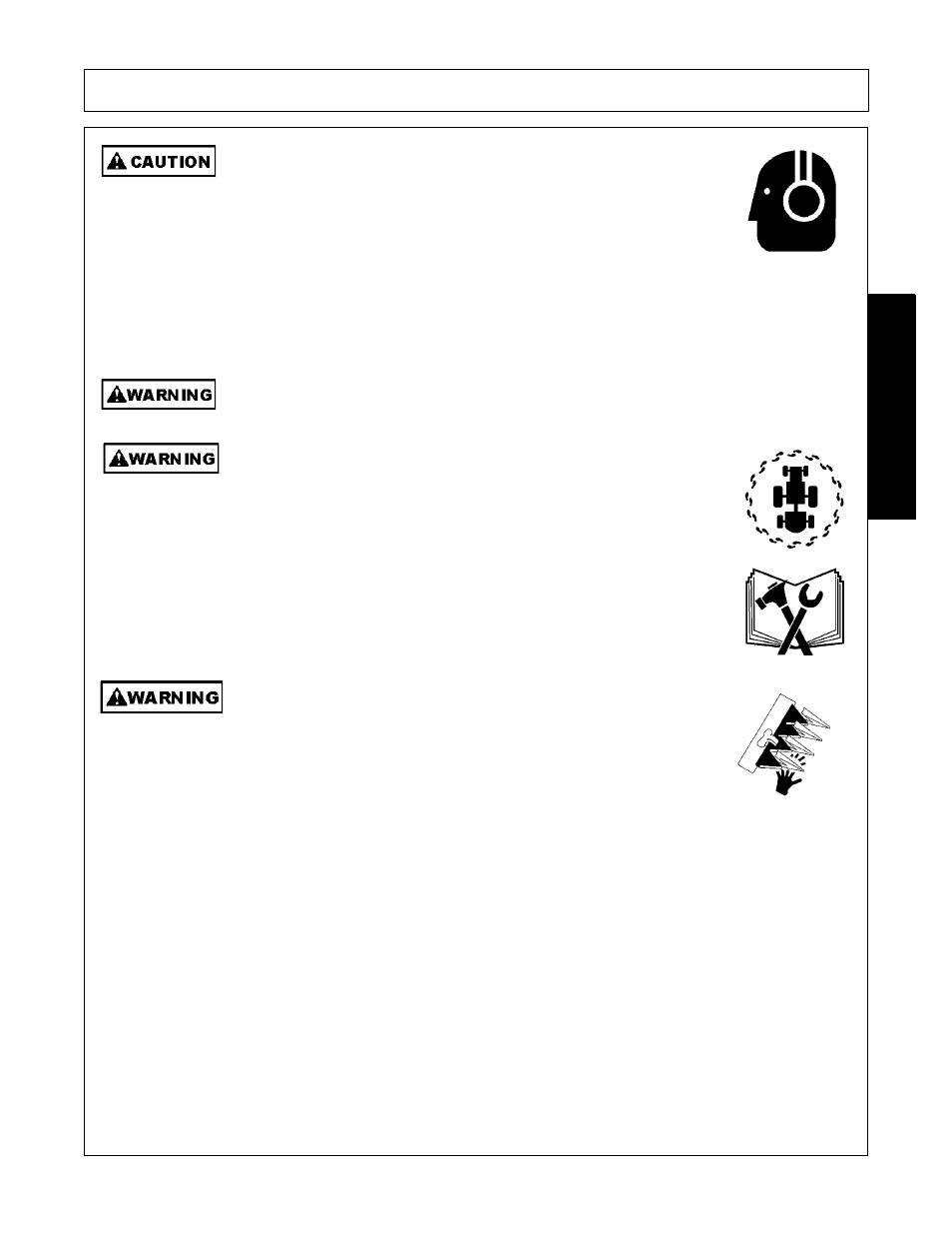 Safety | Alamo Switchblade Sickle Bar 5 User Manual | Page 11 / 112