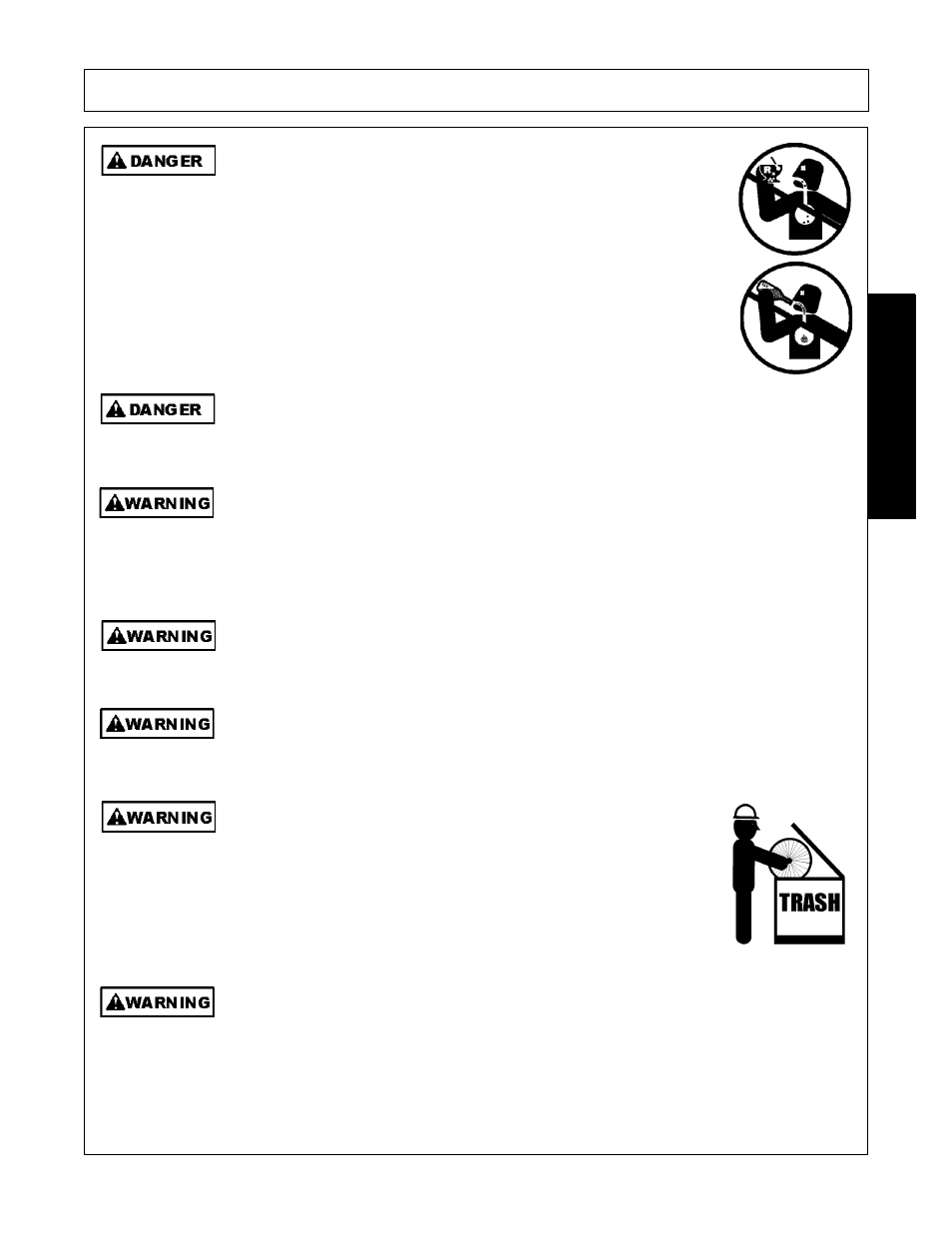 Safety | Alamo Switchblade Sickle Bar 5 User Manual | Page 13 / 112