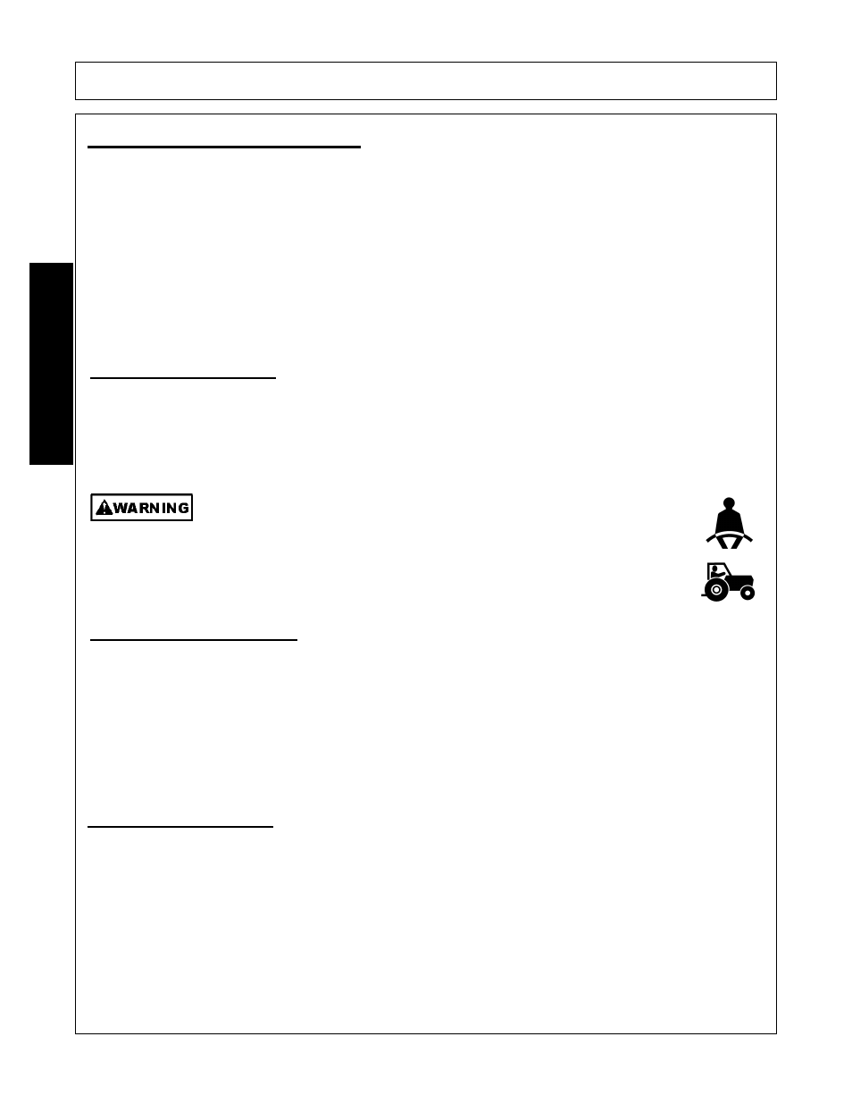 Tractor requirements, Tractor requirements and capabilities, 1 rops and seat belt | 2 tractor safety devices, 3 tractor horsepower, Operation, Opera t ion | Alamo Switchblade Sickle Bar 5 User Manual | Page 78 / 112