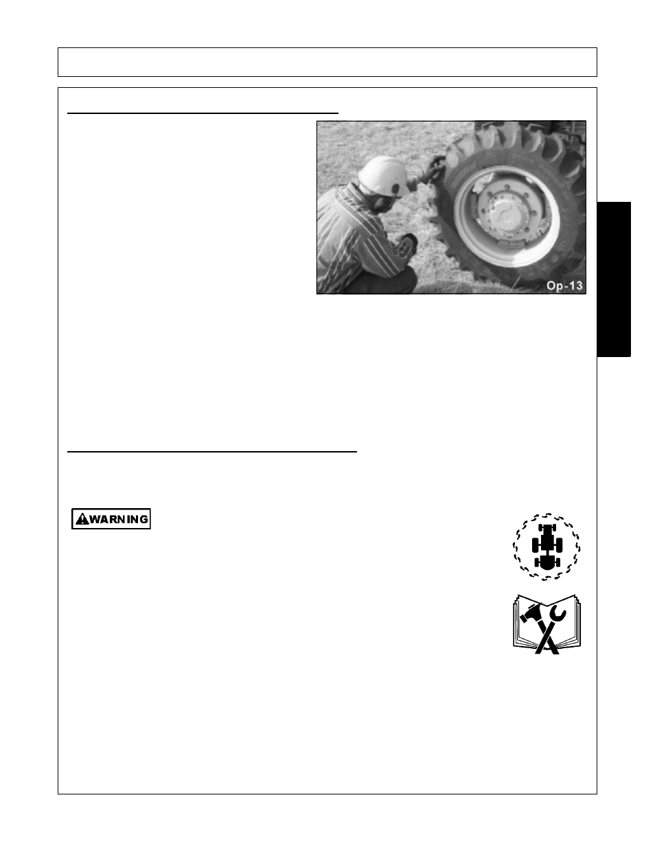 1 tractor pre-operation inspection/service, 2 sickle bar pre-operation inspection/service, Operation | Opera t ion | Alamo Switchblade Sickle Bar 5 User Manual | Page 83 / 112