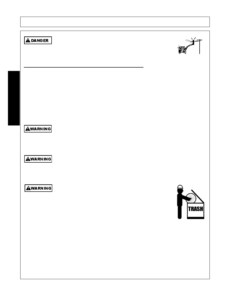 Operating the tractor and implement, Operating the tractor and implement -16, Operation | Opera t ion | Alamo Switchblade Sickle Bar 5 User Manual | Page 90 / 112