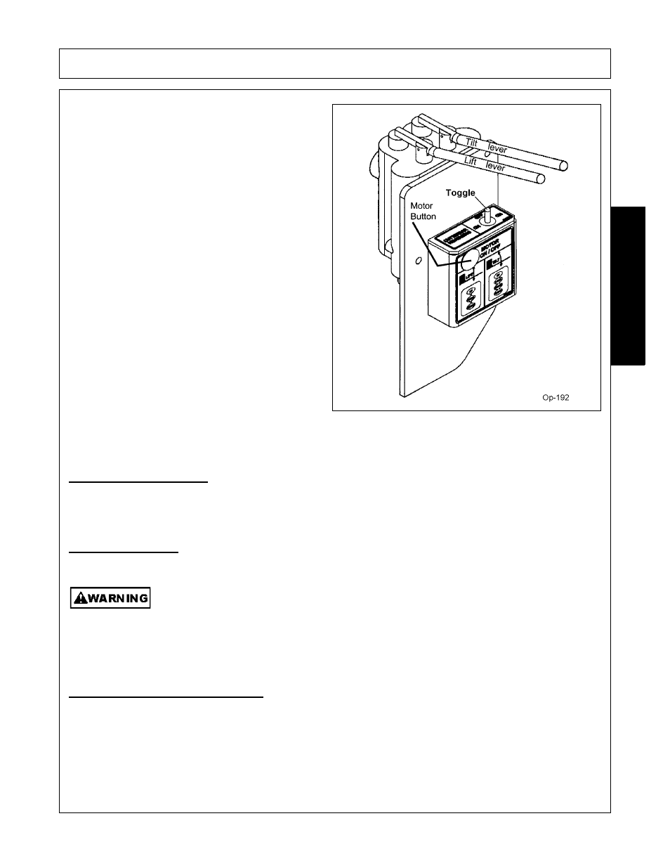 1 motor control, 2 knife speed, 3 tractor mowing speed | Operation, Opera t ion | Alamo Switchblade Sickle Bar 5 User Manual | Page 91 / 112