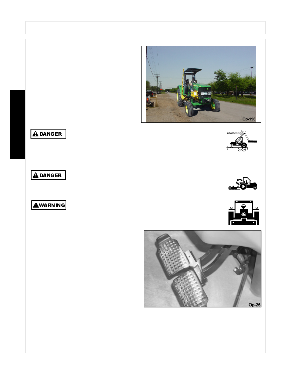 Operation, Opera t ion | Alamo Switchblade Sickle Bar 5 User Manual | Page 98 / 112