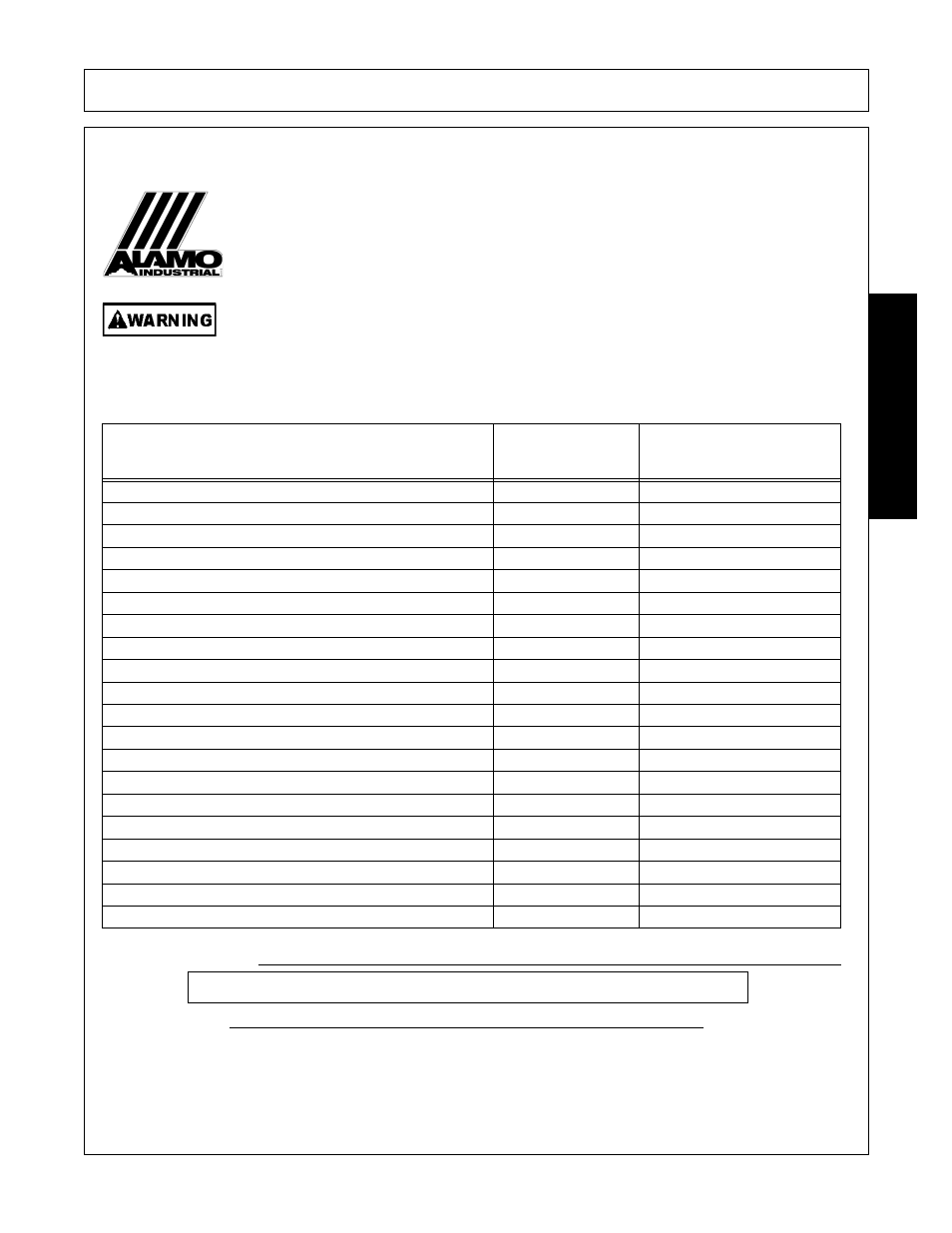 Operation, Opera t ion, Tractor pre-operation inspection | Do not operate an unsafe tractor or mower | Alamo FALCON 15/10 User Manual | Page 105 / 156