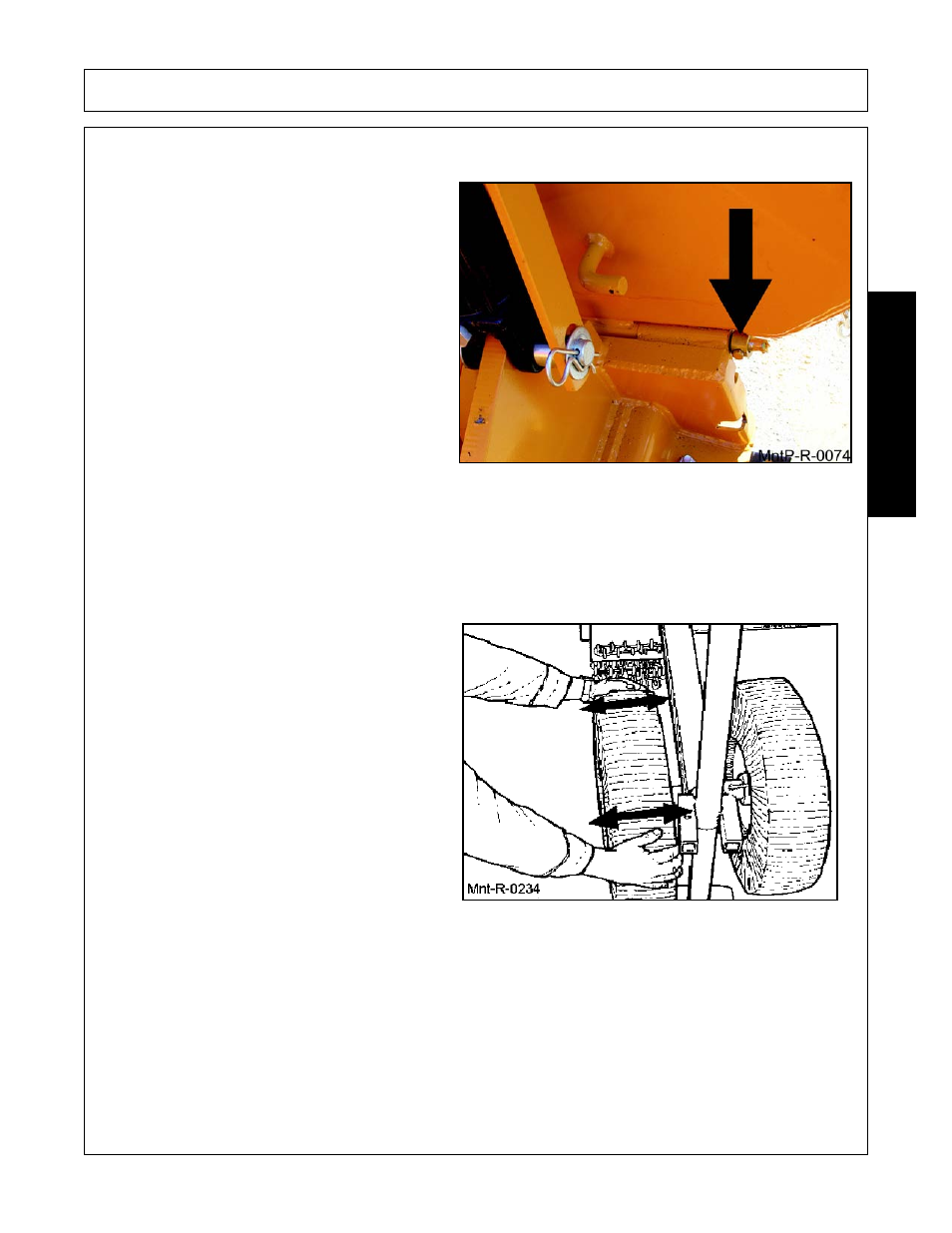 Hinge pins, Lift level rods, Wheel bearing | Maintenance | Alamo FALCON 15/10 User Manual | Page 149 / 156