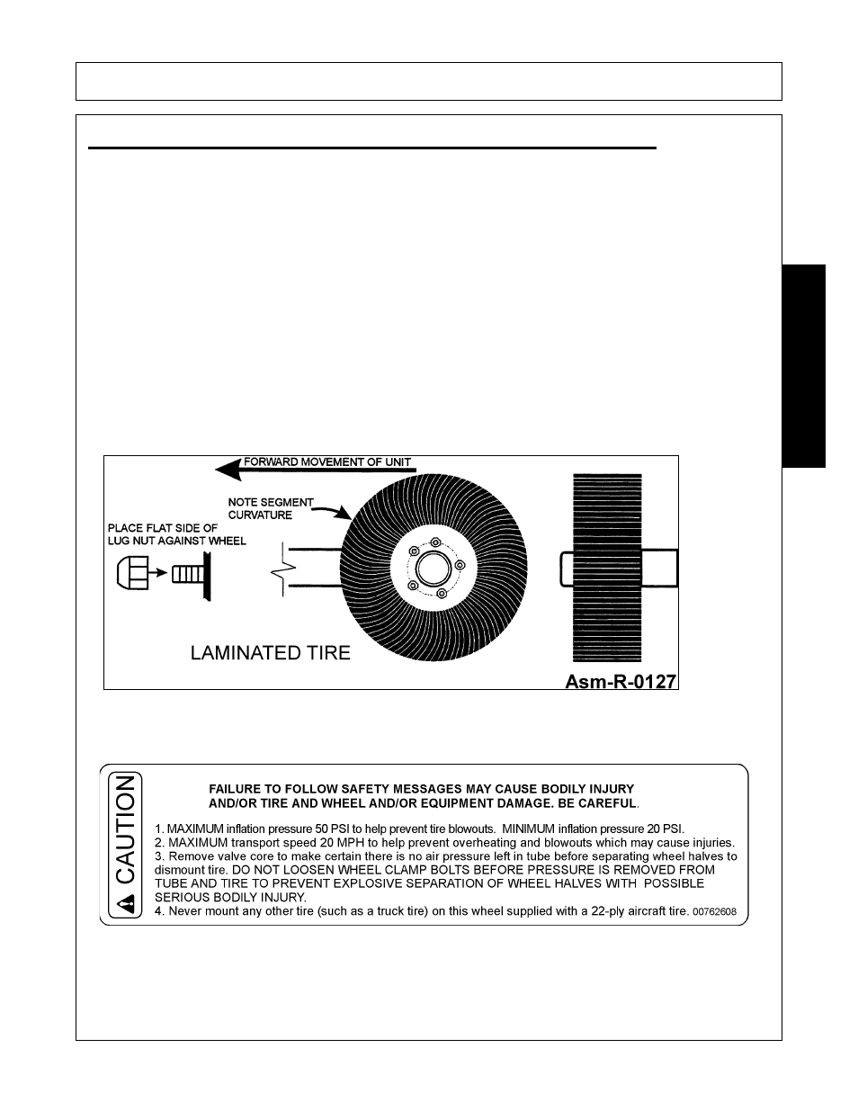 Tires and wheels(optional wheel configurations), Tires and wheels(optional wheel configurations) -7, Assembly | Assembl y | Alamo FALCON 15/10 User Manual | Page 89 / 156
