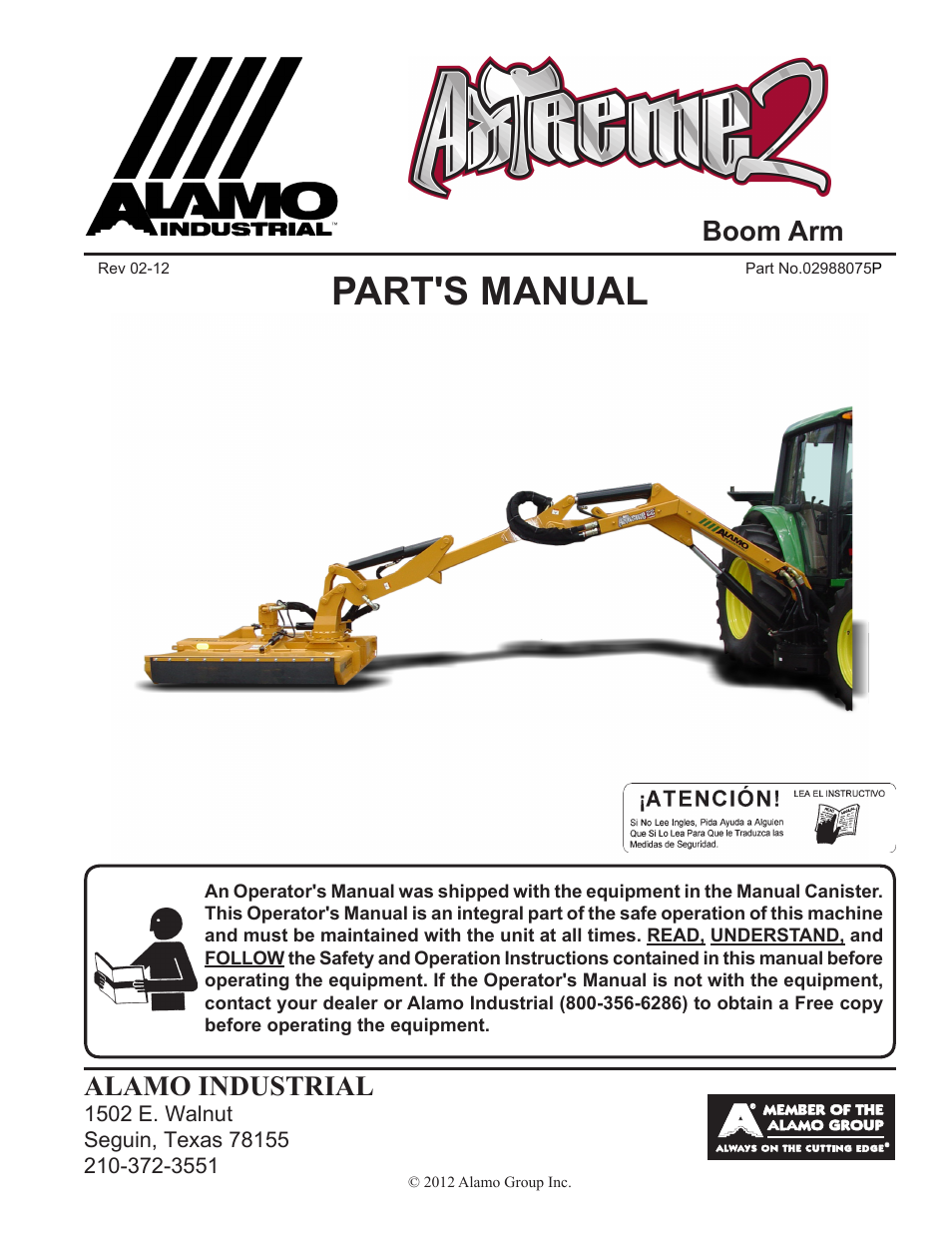 Alamo AXTREME2 02988075P User Manual | 174 pages