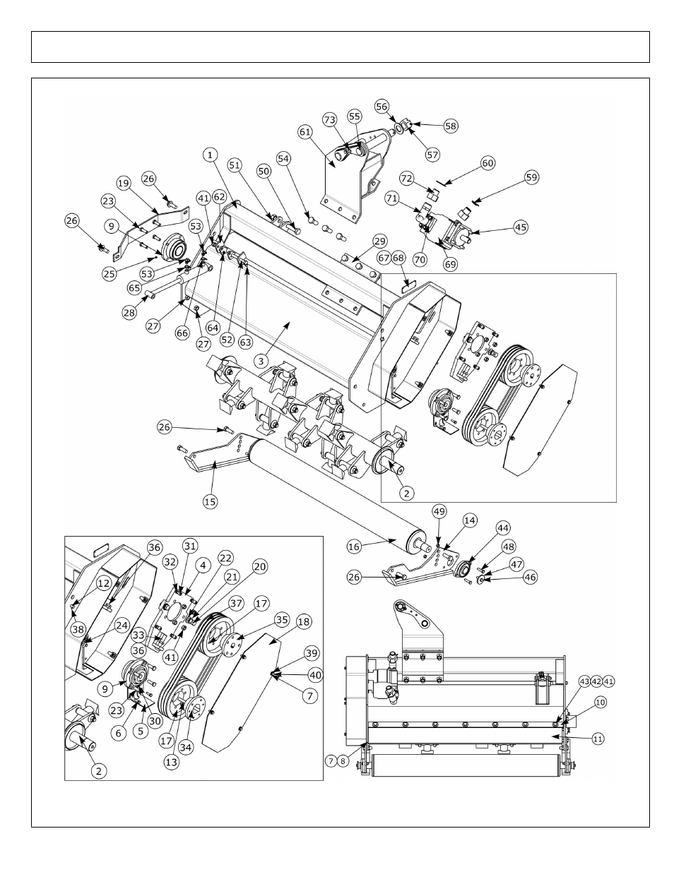 48 in flail - head asy (solid mnt) (part 2) | Alamo AXTREME2 02988075P User Manual | Page 12 / 174