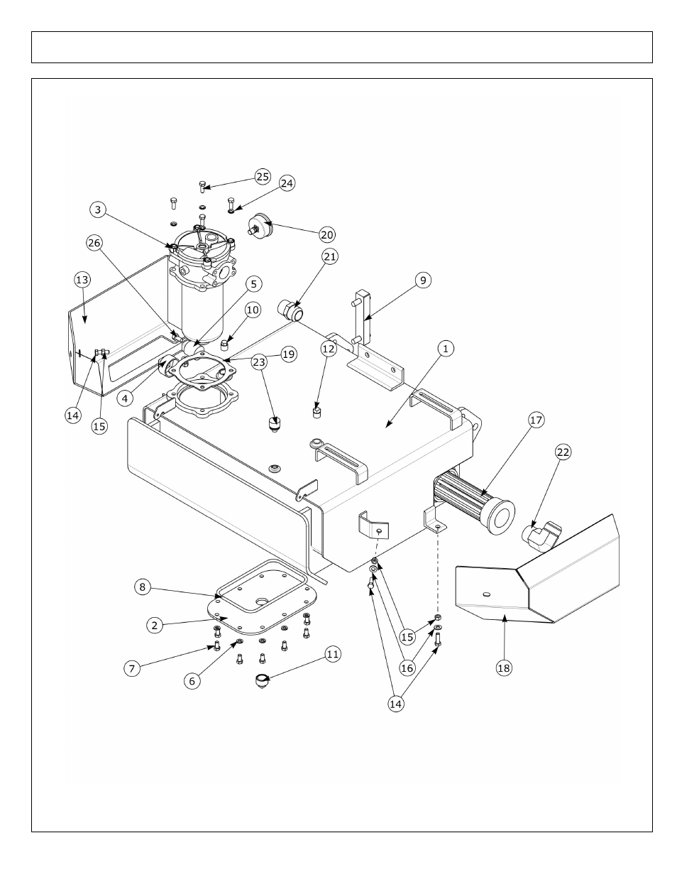 Hyd tank sub-asy | Alamo AXTREME2 02988075P User Manual | Page 134 / 174