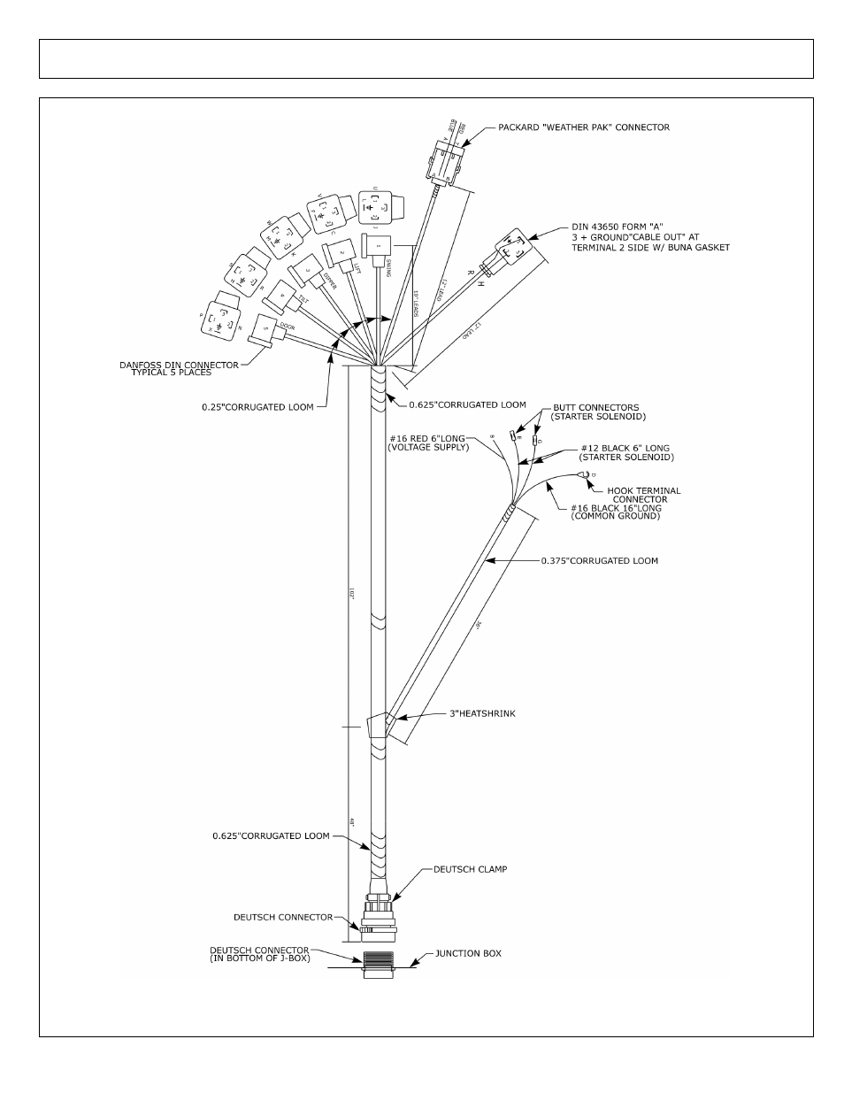 Wire harness (elect-hyd valve opt) | Alamo AXTREME2 02988075P User Manual | Page 164 / 174