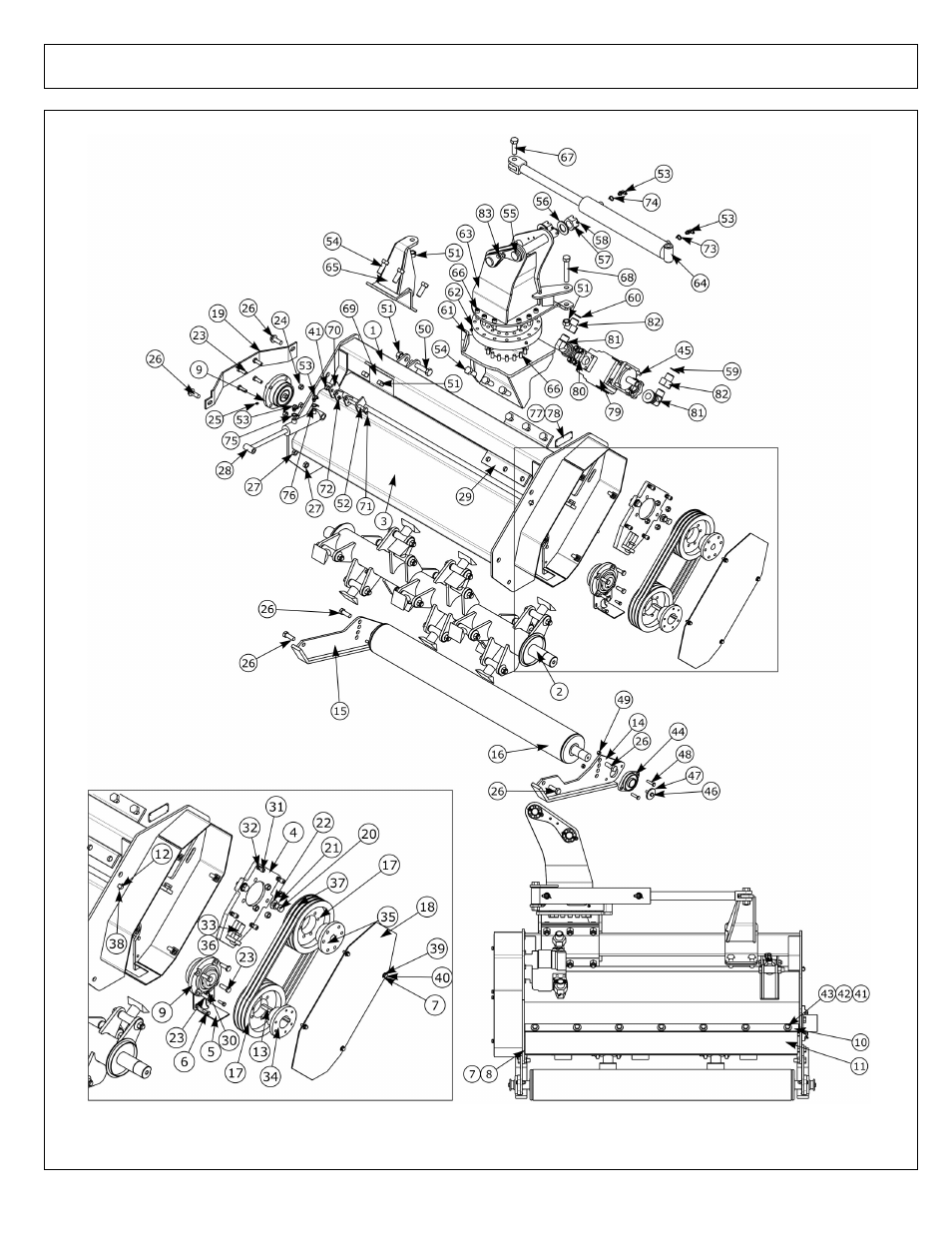 48 in flail - head asy (swivel mnt) (part 3) | Alamo AXTREME2 02988075P User Manual | Page 18 / 174